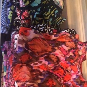 Lot of 35 scrub tops